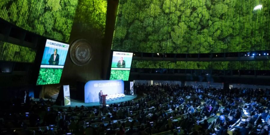 Guterres beim UN-Klimagipfel in New York