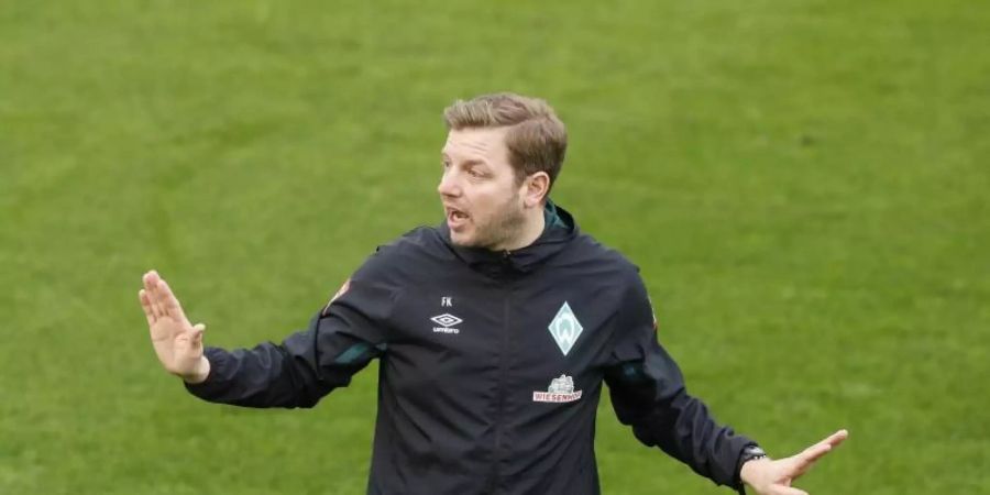 Bereitet Werder Bremen auf Mallorca auf die Bundesliga-Rückrunde vor: Trainer Florian Kohfeldt. Foto: Clara Margais/dpa