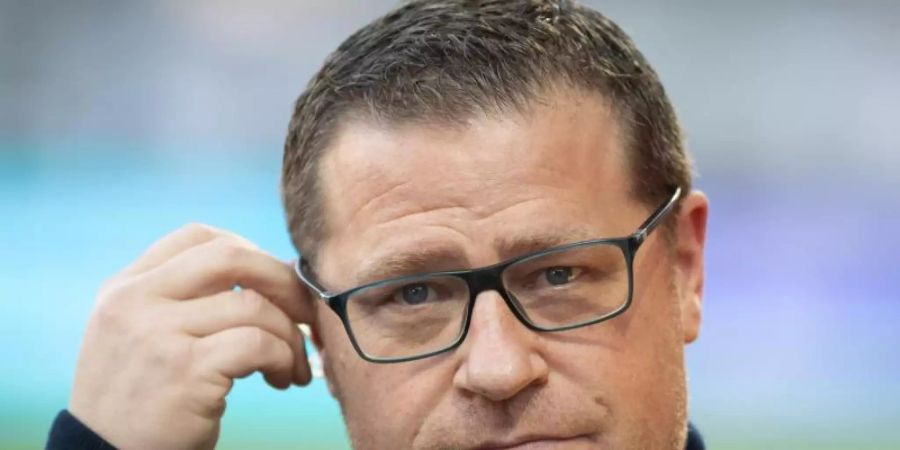 Kritisiert die Vergabe der TV-Rechte an der Champions League an den US-Konzern Amazon: Gladbachs Sportdirektor Max Eberl. Foto: Soeren Stache/dpa-Zentralbild/dpa