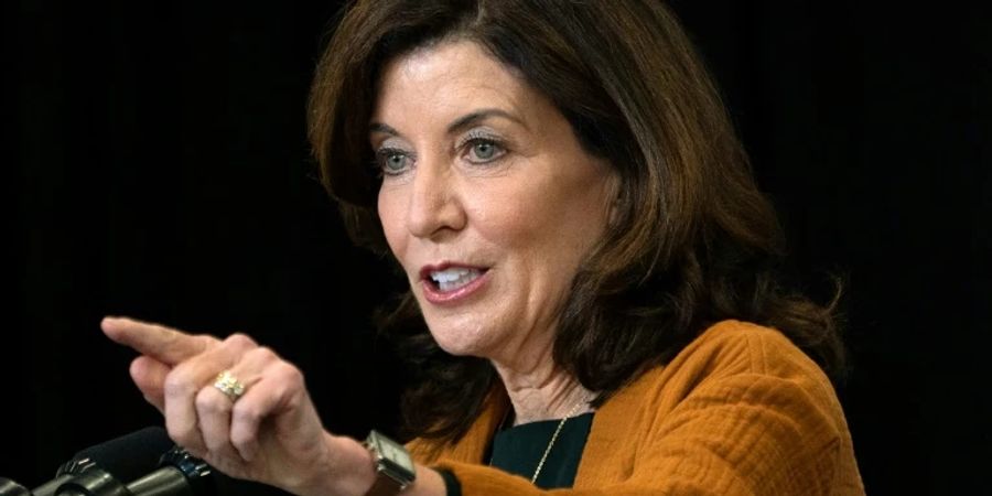 New Yorks Gouverneurin Kathy Hochul