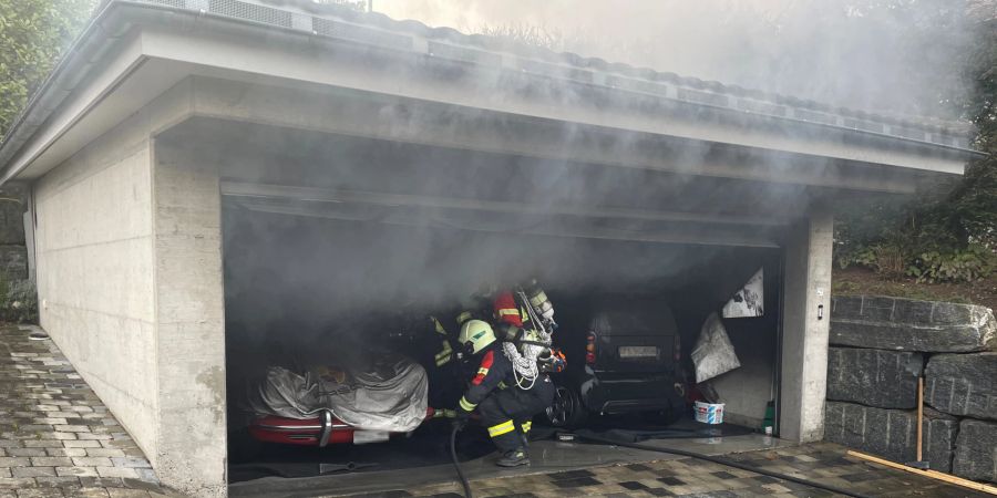 Beim Brand wurde niemand verletzt.