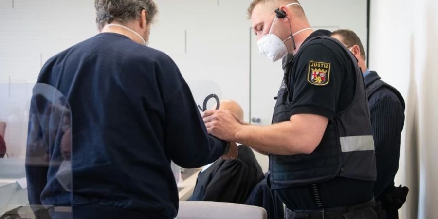 Der Angeklagte vor Gericht