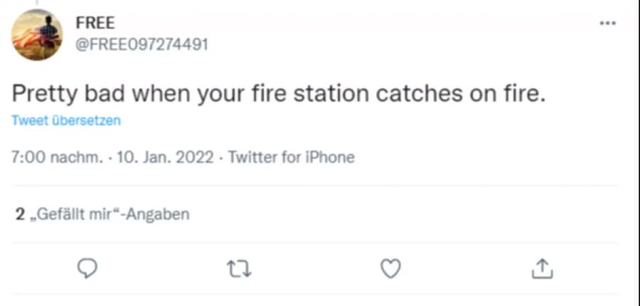Screenshot Twitter