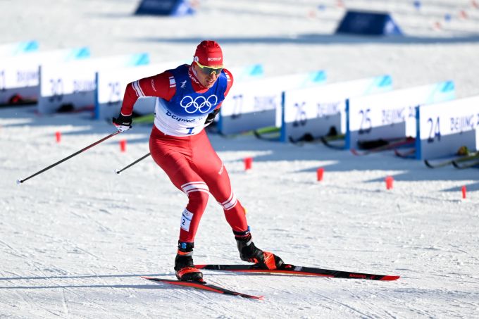 Mit dem Tempo von Alexander Bolschunow kann bei Olympia 2022 niemand mithalten. Olympia 2022