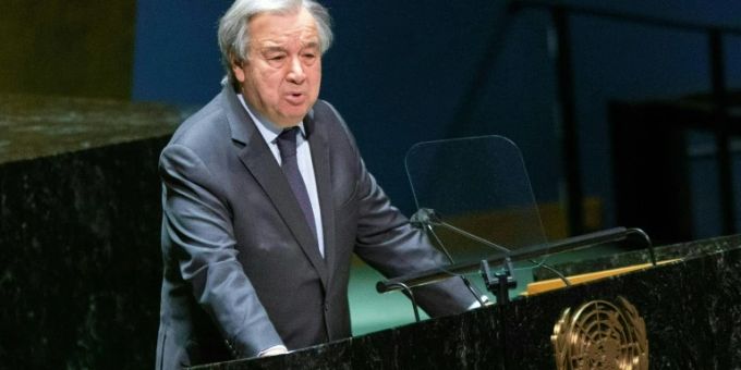 UN-Generalsekretär António Guterres UN-Generalsekretär António Guterres