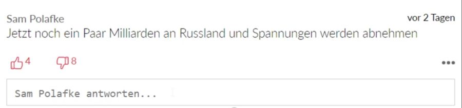 Ein weiterer Nau.ch-User sieht in Andrews Lösung etwas, das auch bei anderen Problemen helfen kann.