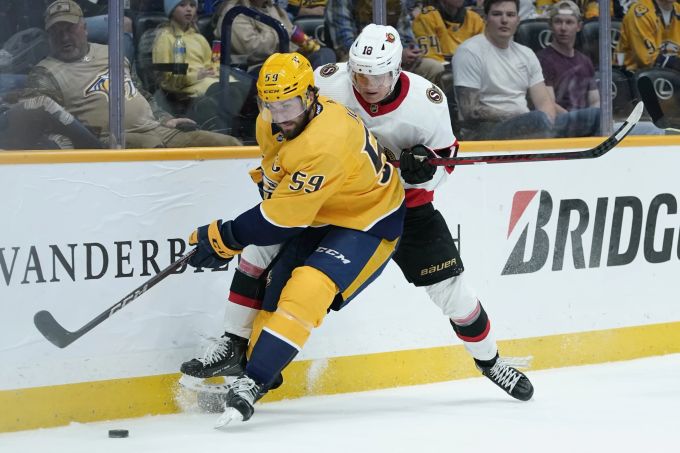 NHL: Gegen Ottawa bleibt Roman Josi ausnahmsweise ohne Skorerpunkt. NHL