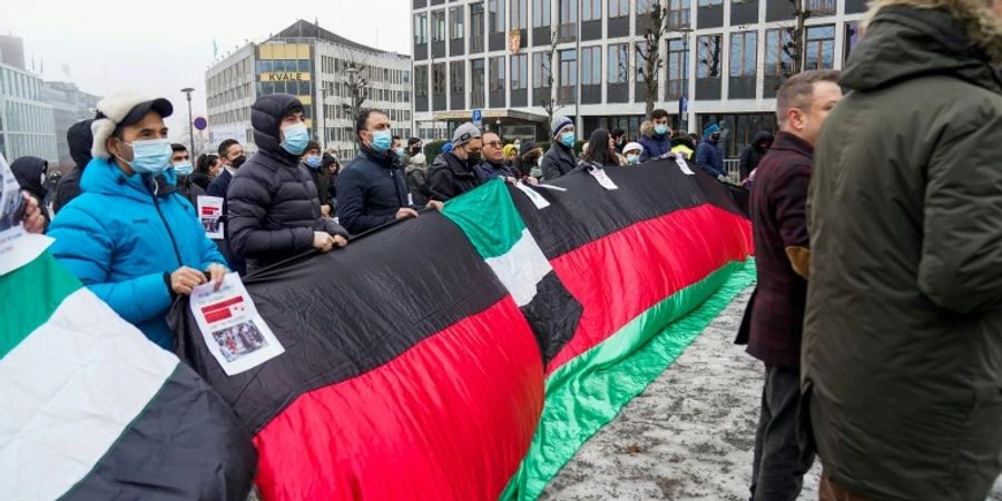 Die Gespräche in Oslo wurden von Protesten begleitet