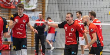 Die Herren des BTV Aarau sind zurück auf der Siegerstrasse