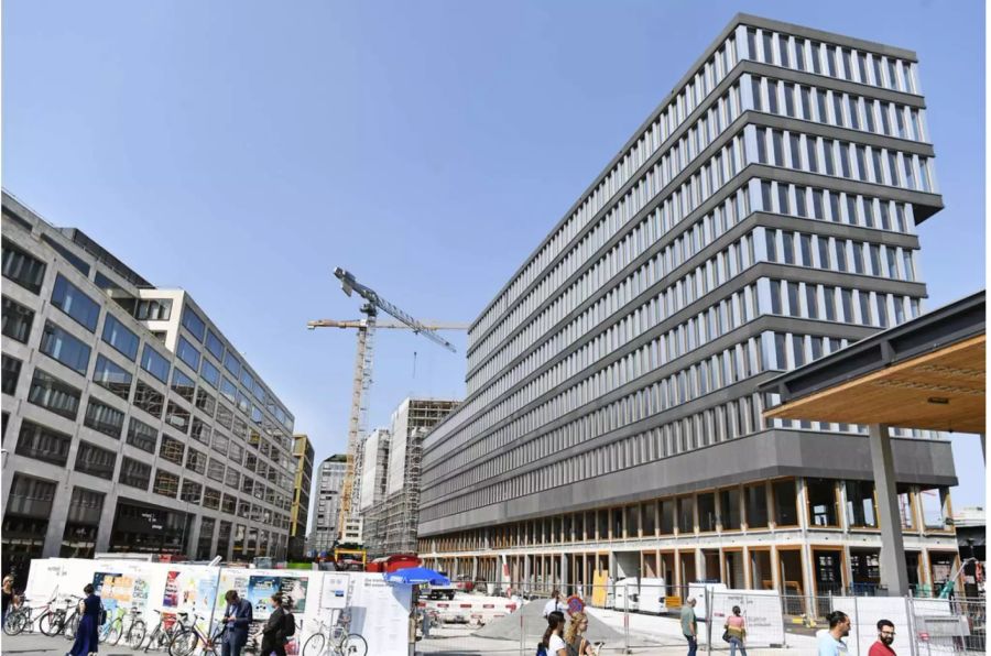 Der Schmähpreis geht an die SBB und ihre Fassade aus China in der Europaallee in Zürich - Keystone