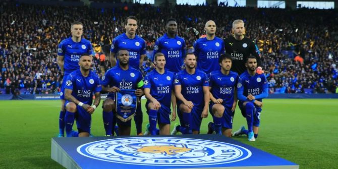 Die Leicester-Profis.