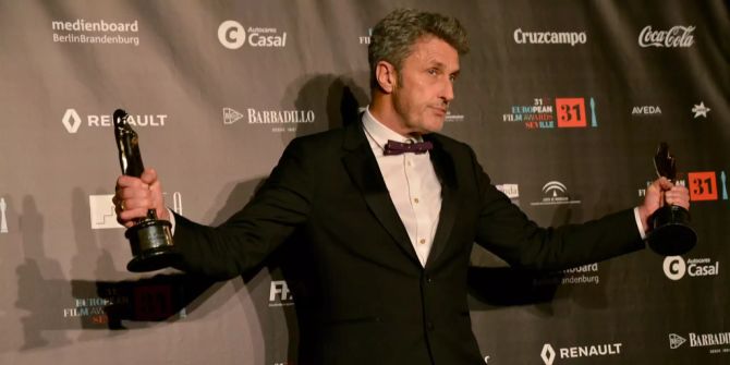 Pawel Pawlikowski mit dem Europäischen Filmpreis.