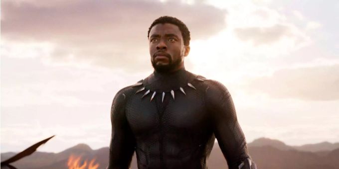 Szene aus Marvels «Black Panther» mit Chadwick Boseman. chadwick boseman