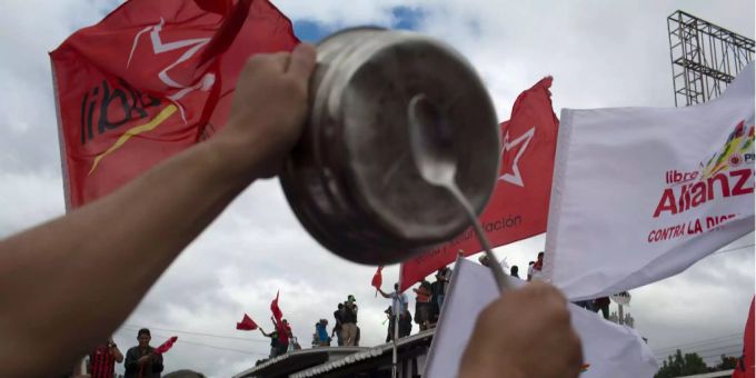 Proteste in Honduras - «Weg mit dem Präsidenten»
