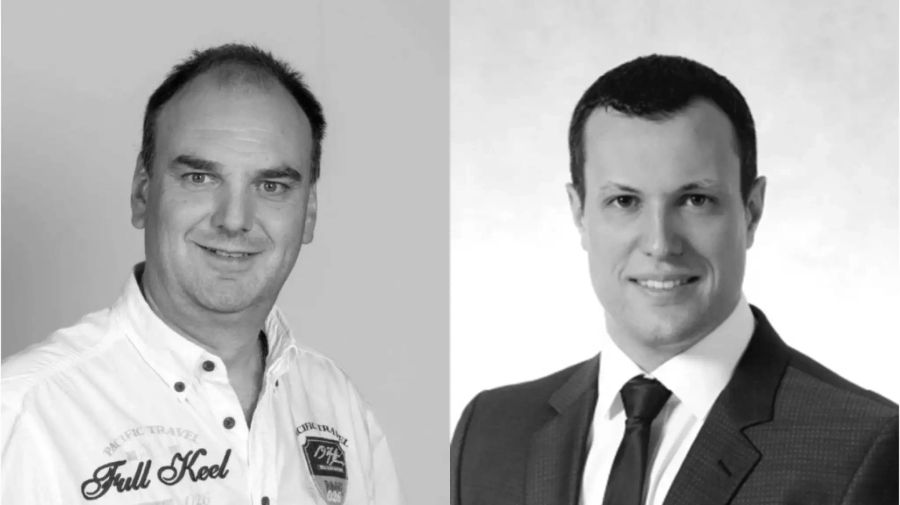 Urs Läubli und Moritz Eggenberger