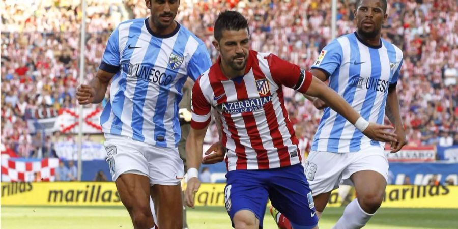 Villa spielte in der Saison 2013/2014 bei Atlético Madrid.