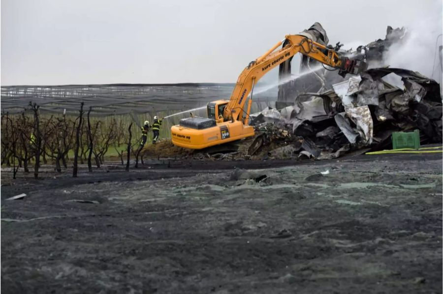 Freitagnacht kam es im thurgauischen Egnach zu einem Grossbrand.