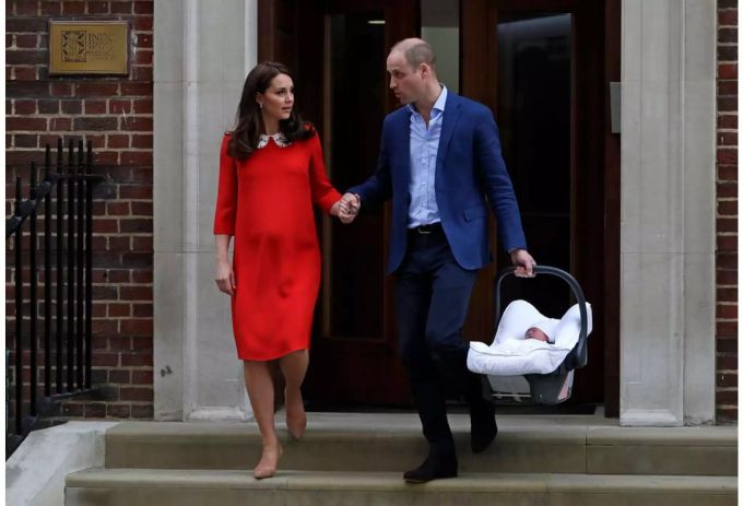 Hier verlassen Kate und William am 23. April das Spital. Hier verlassen Kate und William am 23. April das Spital.