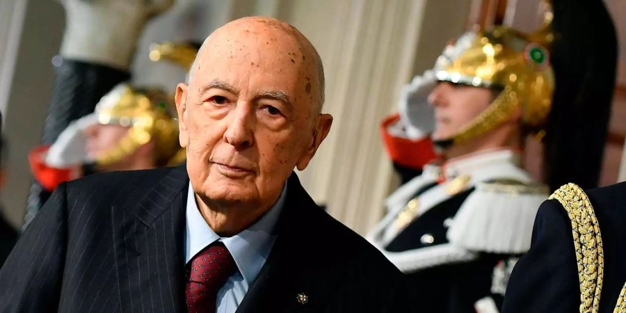 Der frühere italienische Präsident Giorgio Napolitano.