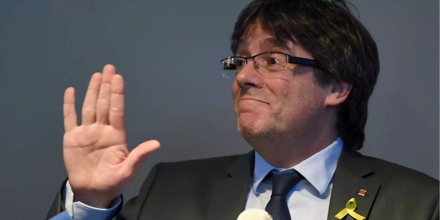 Carles Puigdemont passt. Er stellt sich nicht für die Wahl zur Verfügung.