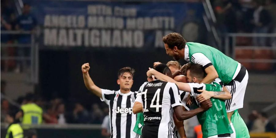 Juventus Turin hat Grund zum jubeln: die «Alte Dame» baut ihren Vorsprung zumindest vorübergehend aus