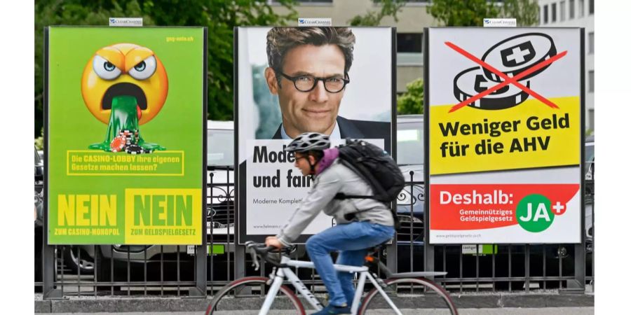 Die Kampagne zum Geldspielgesetz lief heiss – die Befürworter setzten sich aber klar durch.