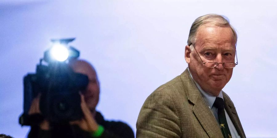 Im Visier der Medien: AfD-Parteiboss Gauland macht sich die Medienlandschaft mit solchen Aussagen zum feindlichen Terrain.