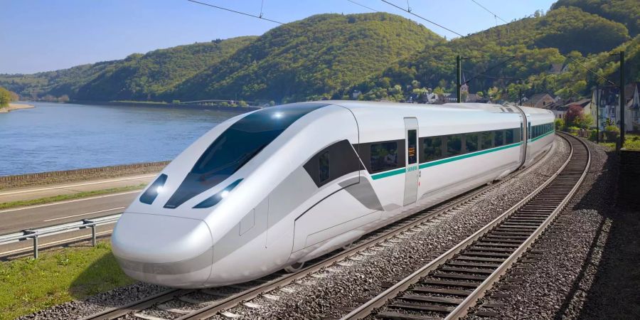 Siemens tüftelt am Konzept des weltweit verkauften Hochgeschwindigkeitszug «Velaro».