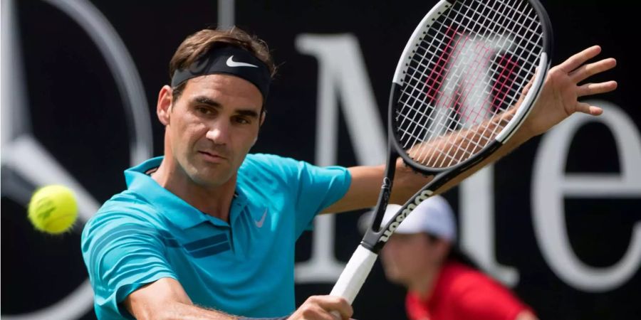 Roger Federer in Aktion: Der Maestro holt sich mit seinem Sieg über Nick Kyrgios wieder die Nummer 1.