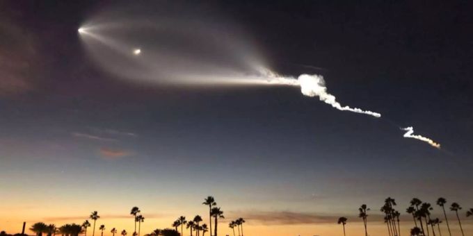 SpaceX-Launch in LA - «Ich dachte, ich hätte ein UFO gesehen»