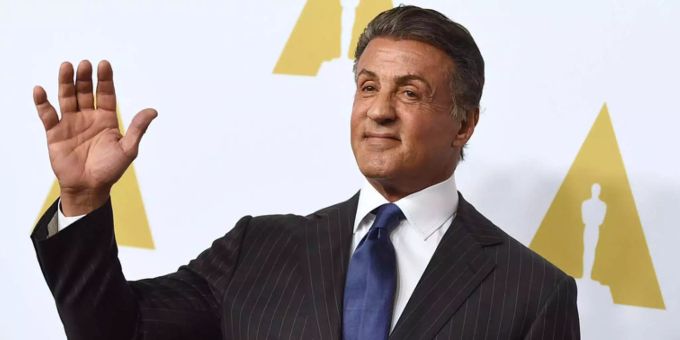 Sylvester Stallone auf dem roten Teppich. Expendables-Reihe