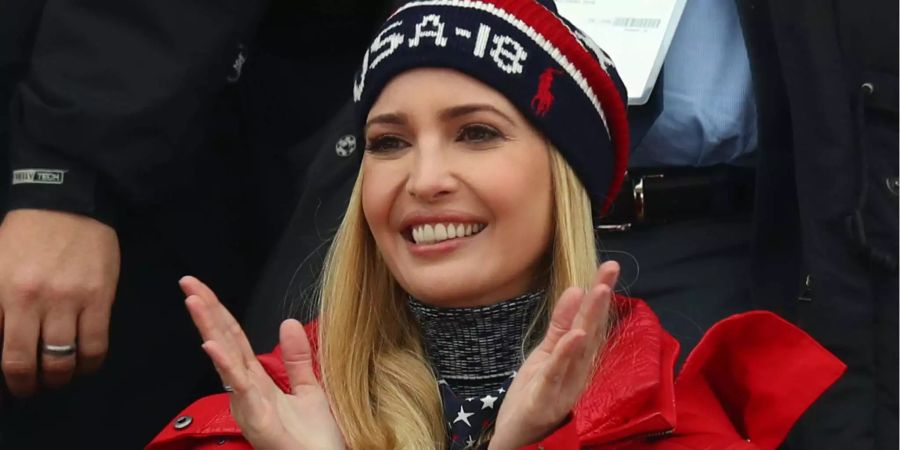 Sportfan Ivanka Trump auf der Tribüne bei Olympia in Pyeongchang.