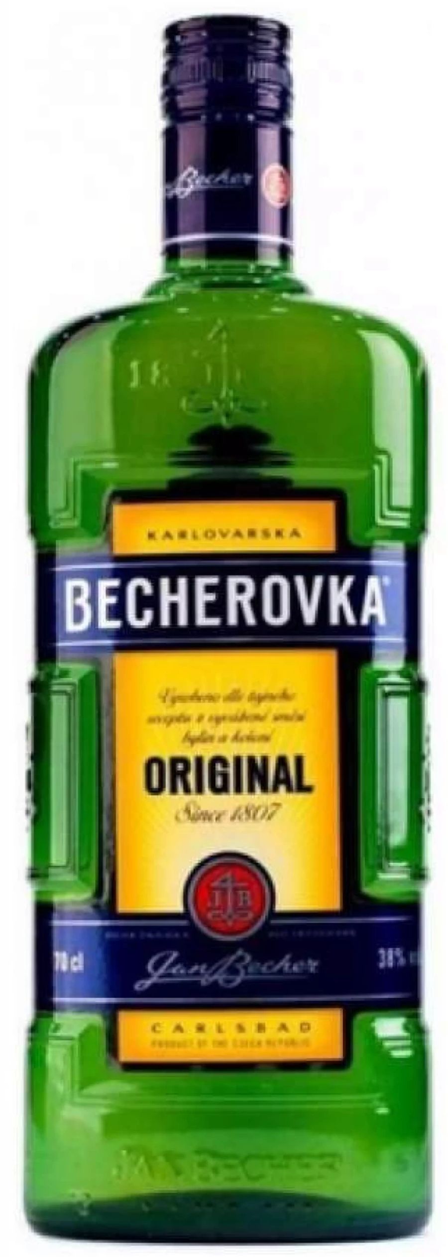 Für alle die gern mehr fürs Geld haben. Becherovka: Vollrausch UND Kopfschmerzen.