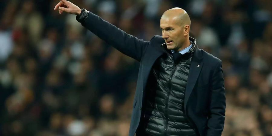 Real Madrid Coach Zidane hört auf.