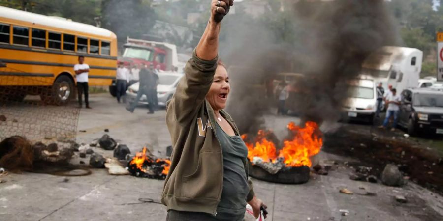 Bereits länger gibt es Krawalle in Honduras.