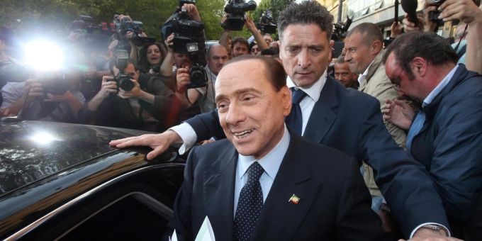 Silvio Berlusconi wurde in den Sexskandalen freigesprochen. Silvio Berlusconi