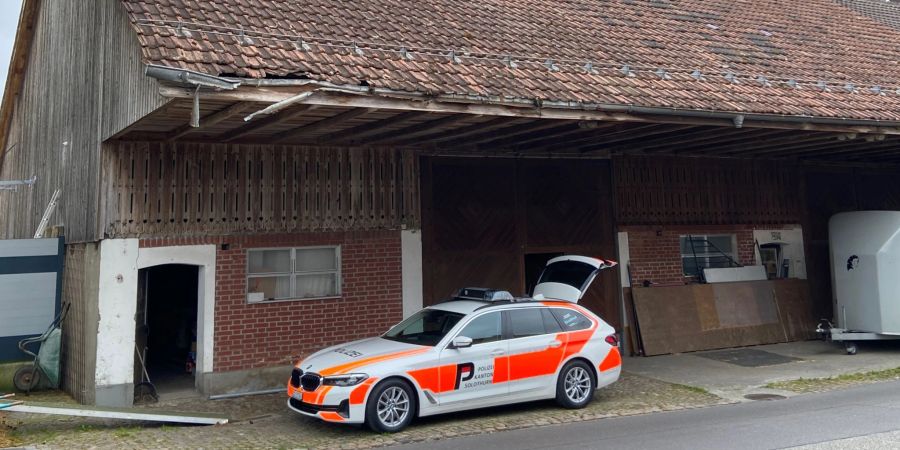Wolfwil: Dachrinne beschädigt