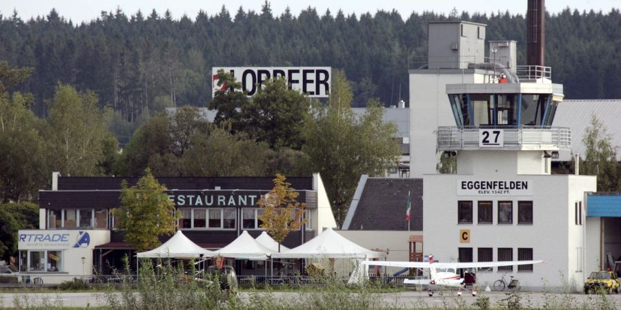 Das Flugzeug startete vom Flugplatz Eggenfelden.