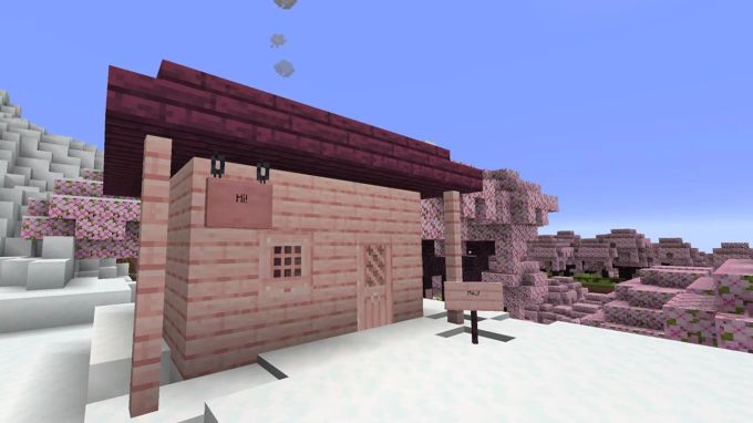 Im neuen Minecraft-Update wird es einen Kirschblütenwald geben. Minecraft Update