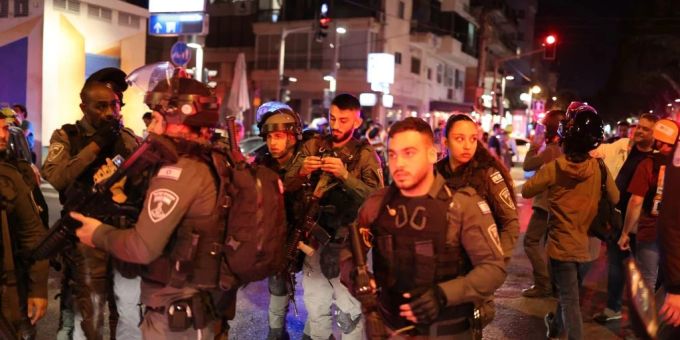 Das Attentat ereignete sich am 9. März 2023. (Symbolbild) Tel Aviv Sicherheitskräfte