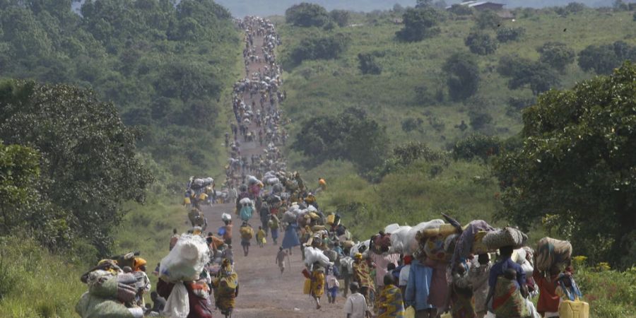 Demokratische Republik Kongo Flucht