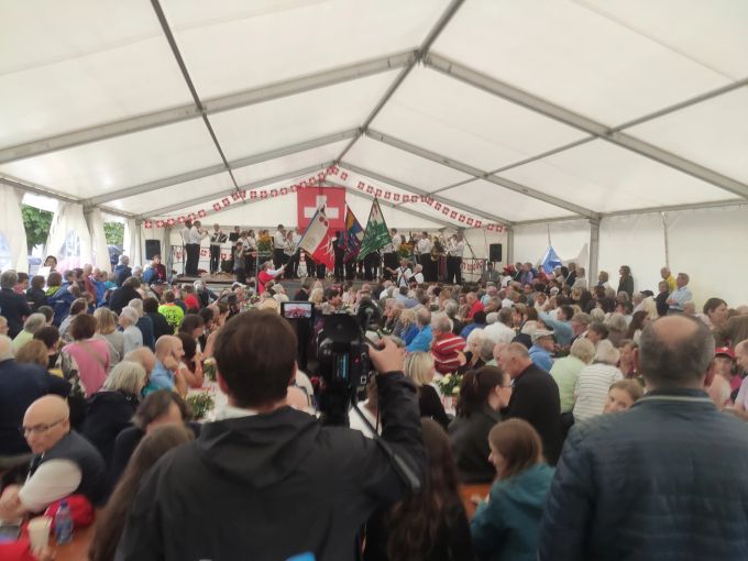 Verschiedene musikalische Darbietungen umrahmten das eindrückliche Fest. bundesfeier rapperswil