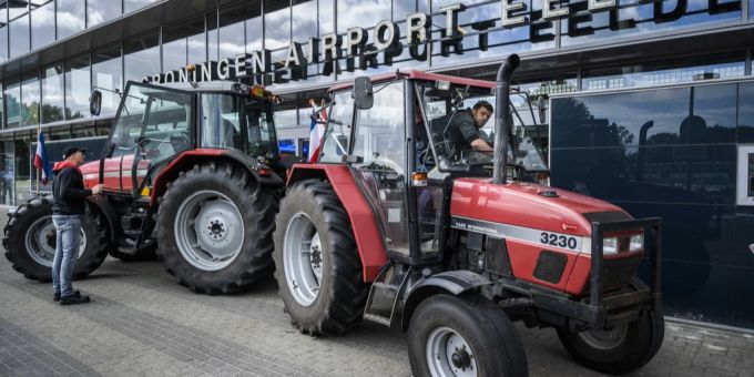 In den Niederlanden sind bei Protesten von Bauern Schüsse durch die Polizei gefallen. niederlande