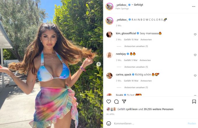 Yeliz Koc wird im Dschungelcamp dabei sein. Yeliz Koc Playboy
