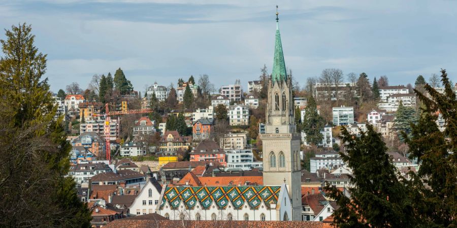 Blick auf das Pfarreiamt St. Gallen.