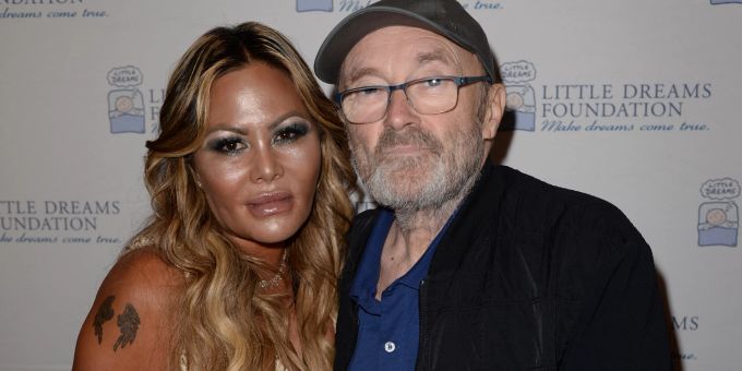 Phil Collins und seine Schweizer Ex-Frau Orianne Cevey. phil collins orianne cevey