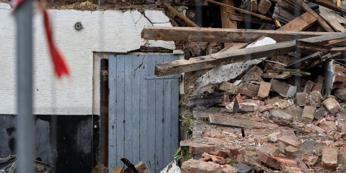 Das «Horrorhaus» von Höxter wird dem Erdboden gleichgemacht. Das «Horrorhaus» von Höxter wird dem Erdboden gleichgemacht.