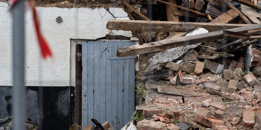 Das «Horrorhaus» von Höxter wird dem Erdboden gleichgemacht.