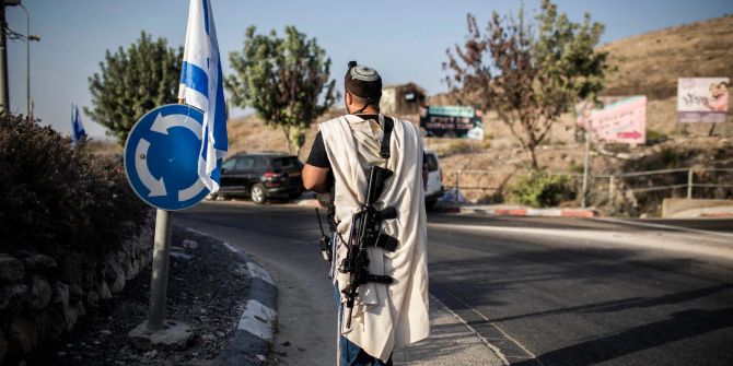 Siedler bei Nablus