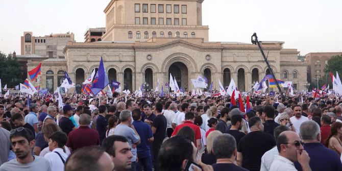 Vor der vorgezogenen Parlamentswahl in Armenien